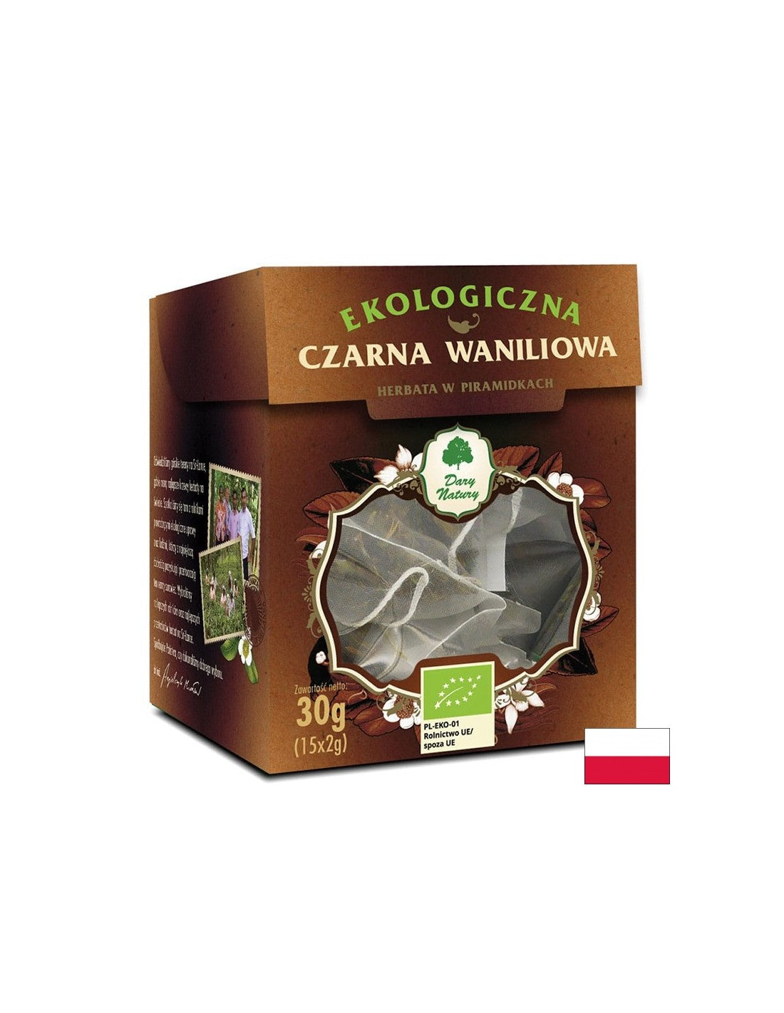Black Ceylon tea Bio, 15 filter bags