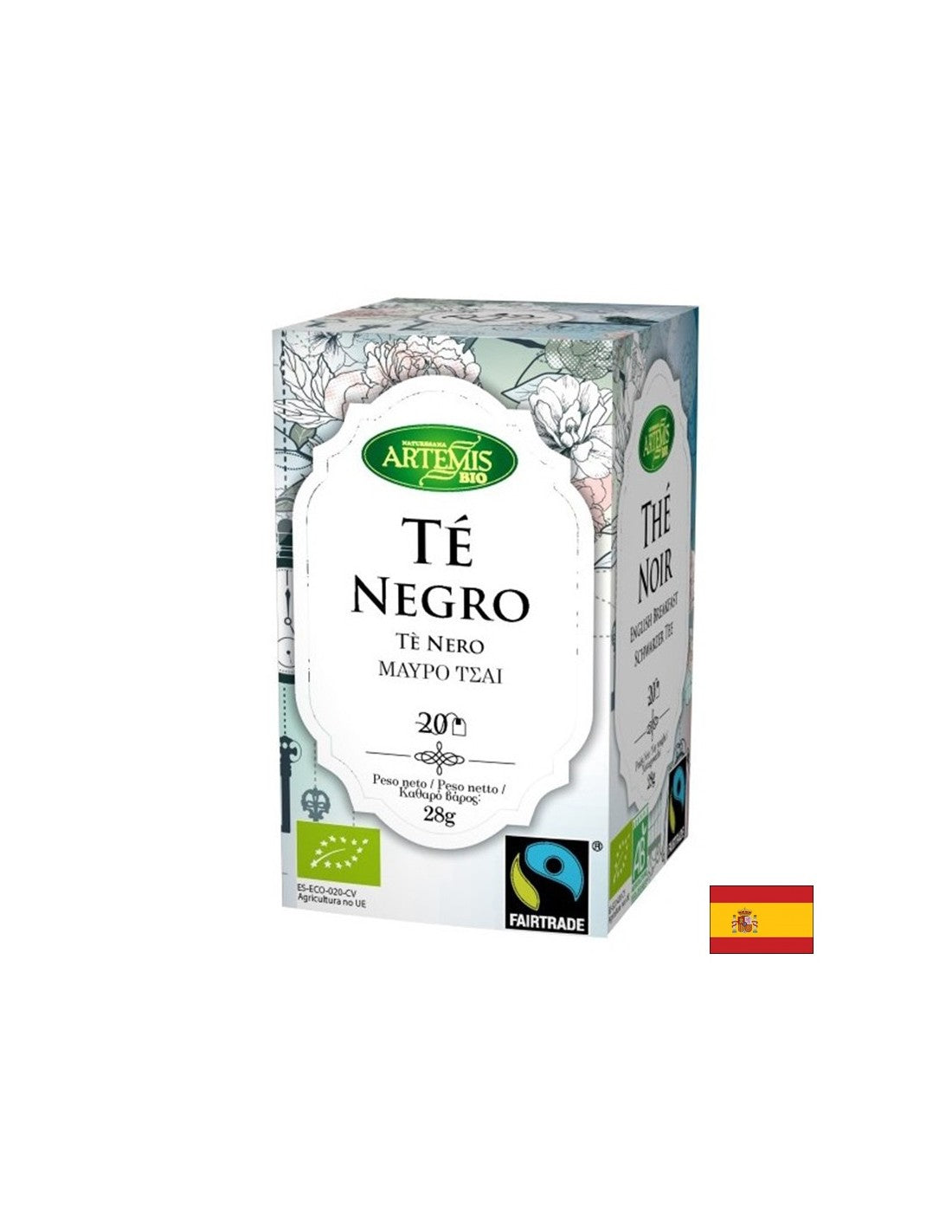 Organic black tea, 20 filter bags