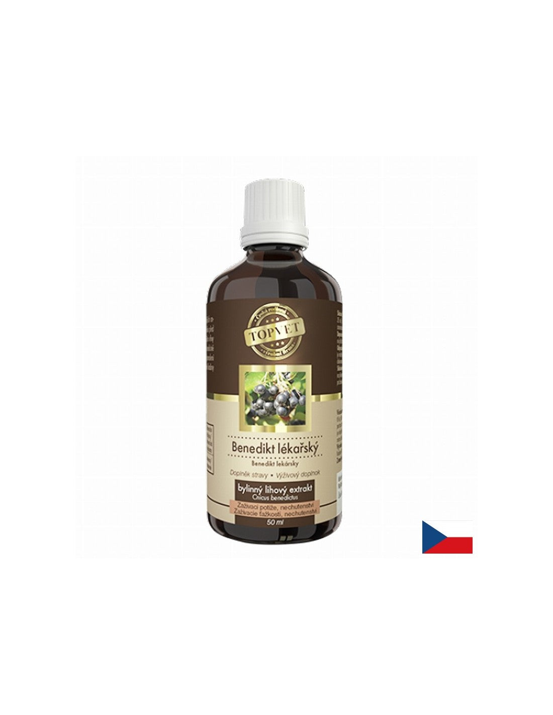 Liver and bile - Milk thistle (Benedictine thistle), 50 ml tincture