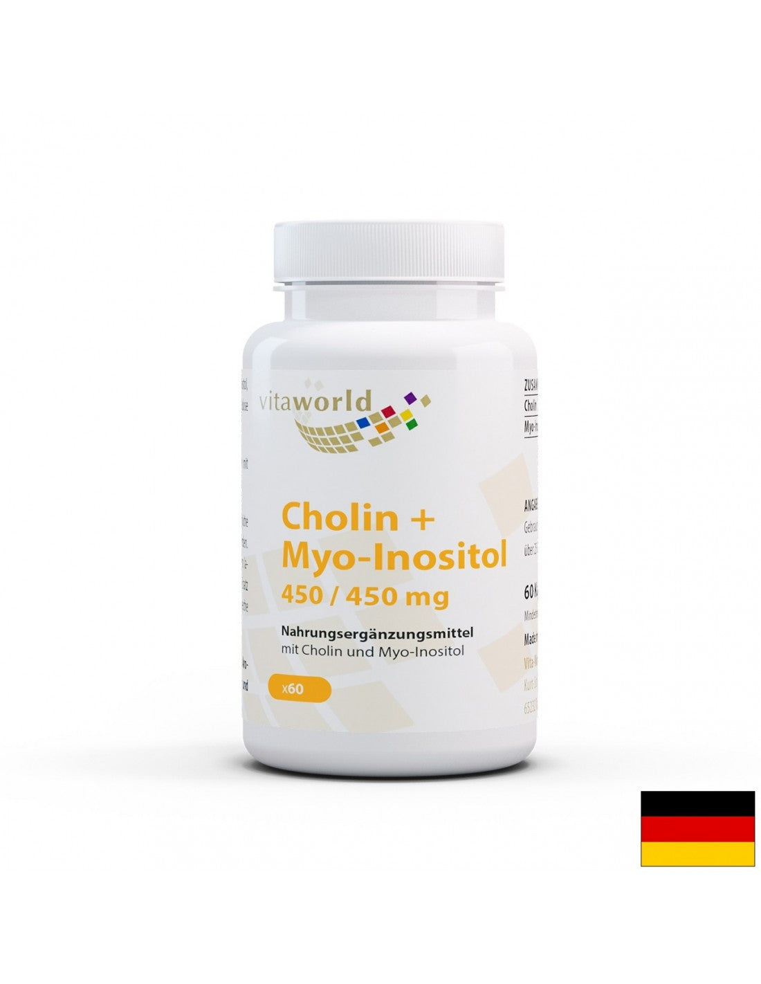 Cholin + myo-inositol / choline + myo-inositol 450 mg, 60 capsules