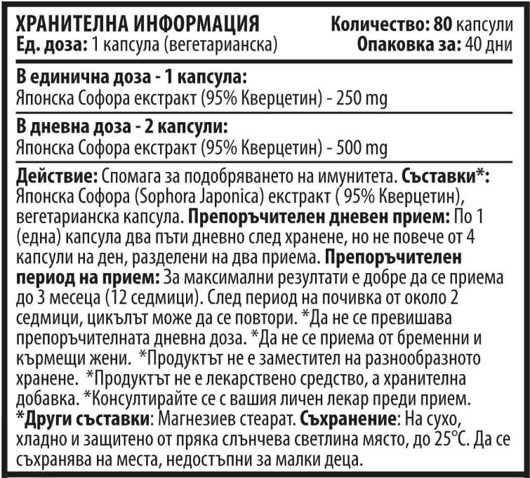 Quercetin 250 mg 80 - Feel You