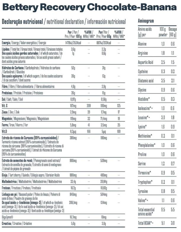 Helyreállítási azonnali por - 900 gramm