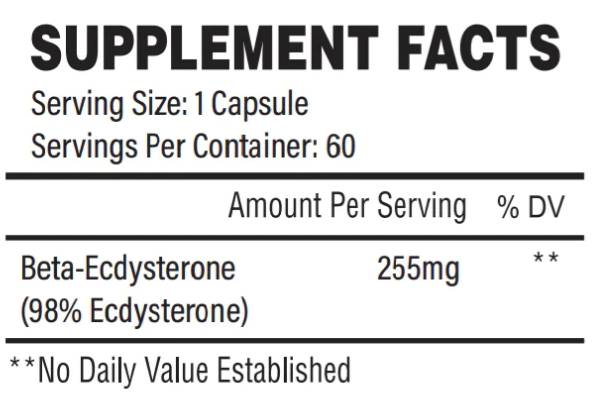 Natural Physique | Beta-Ecdysterone 255 mg - 60 capsules