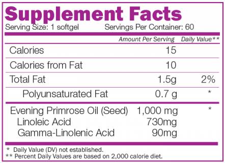 Evening Primrose - 60 Gel capsules