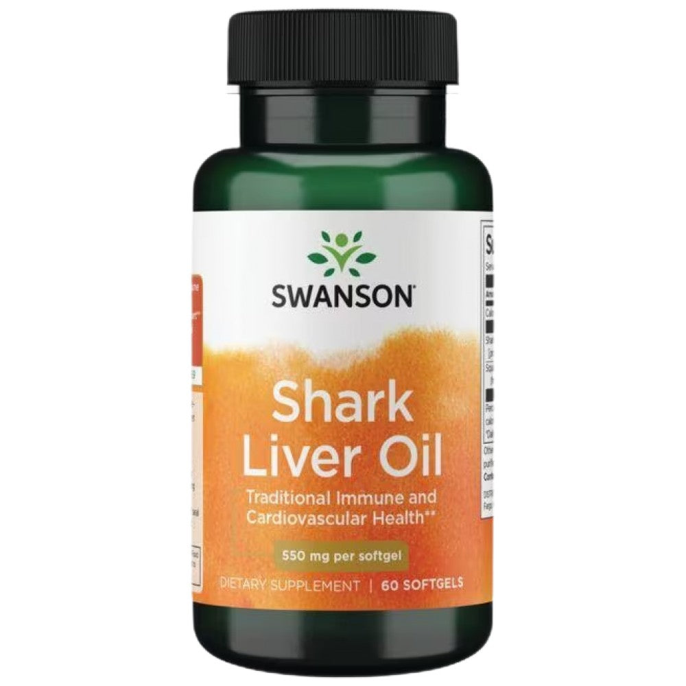 Shark Liver Oil 550 mg 60 Gel capsules