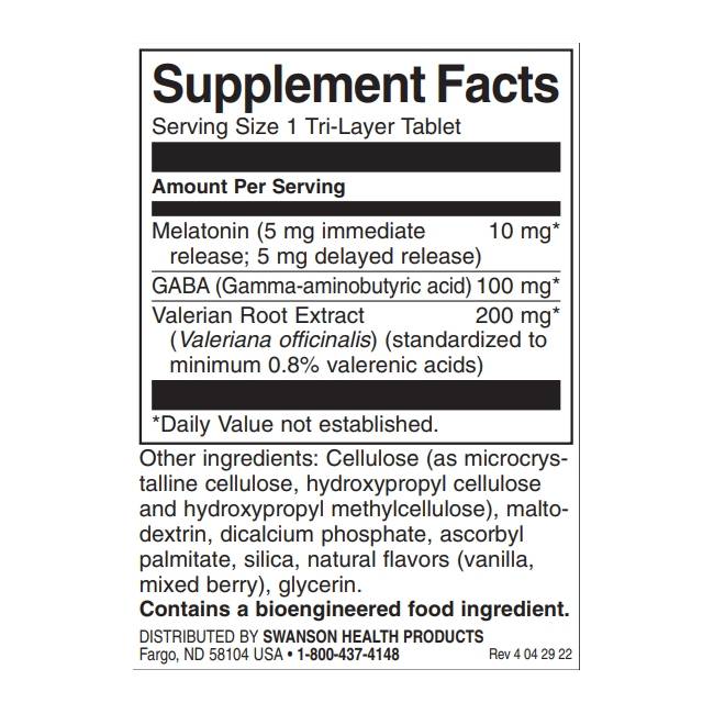 Sleep Formula | with GABA and Valerian 30 Tablets