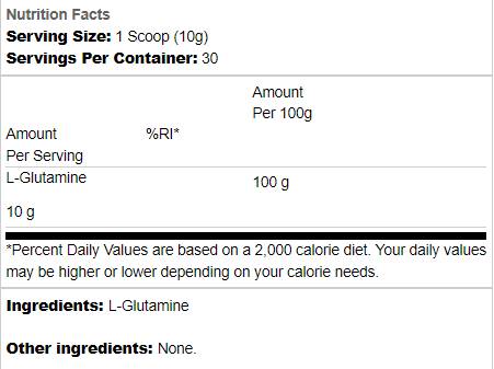 Glutaminový prášek - 300 gramů