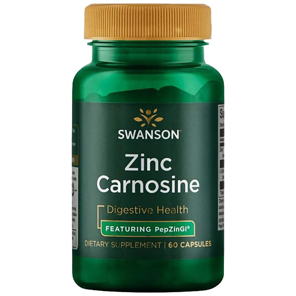Ultra Zinc Carnosine (PepZin GI) 37.5 mg 60 capsules