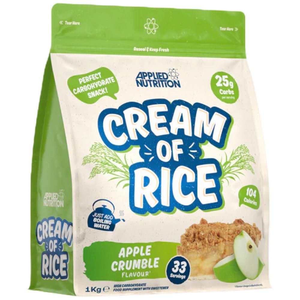 Cream of Rice | Easy Digesting & Great Tasting Complex Carbohydrates - 1000 grams