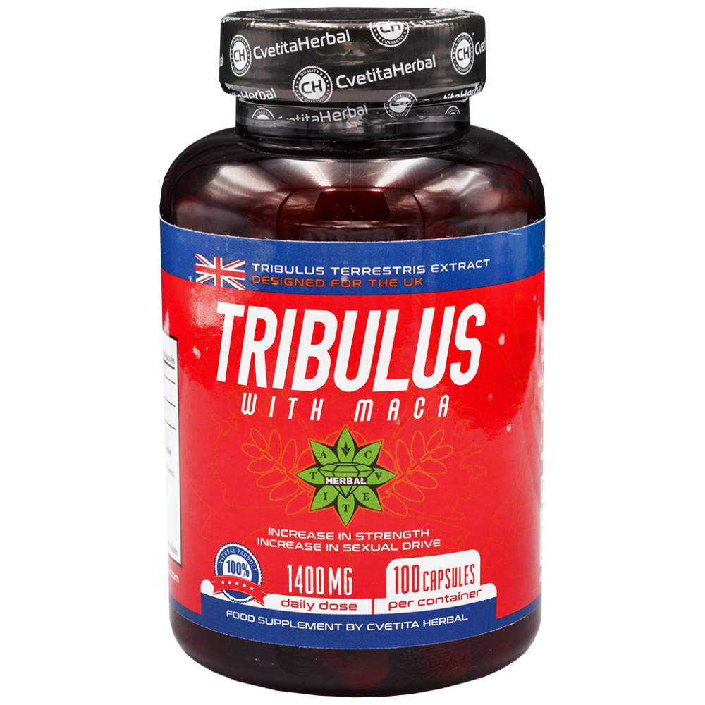 Tribulus s Maca 1400 mg - 100 tobolek