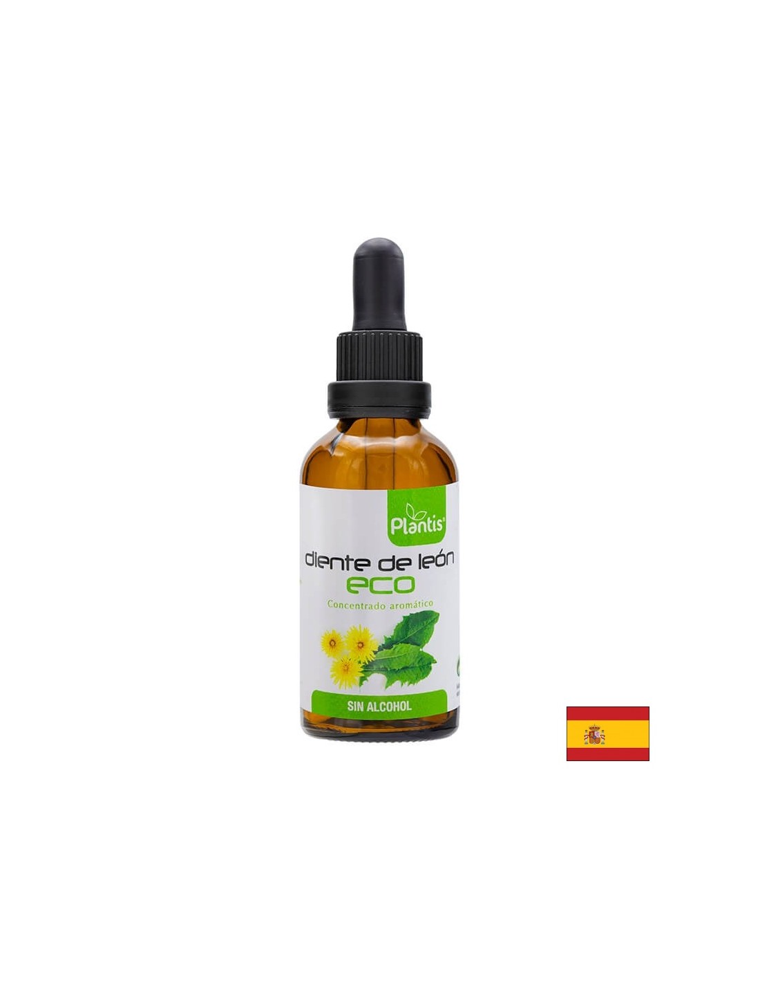 Dandelion - diuretic and hepatoprotective - Diente de Leon Eco Plantis®, Tincture without alcohol, 50 ml