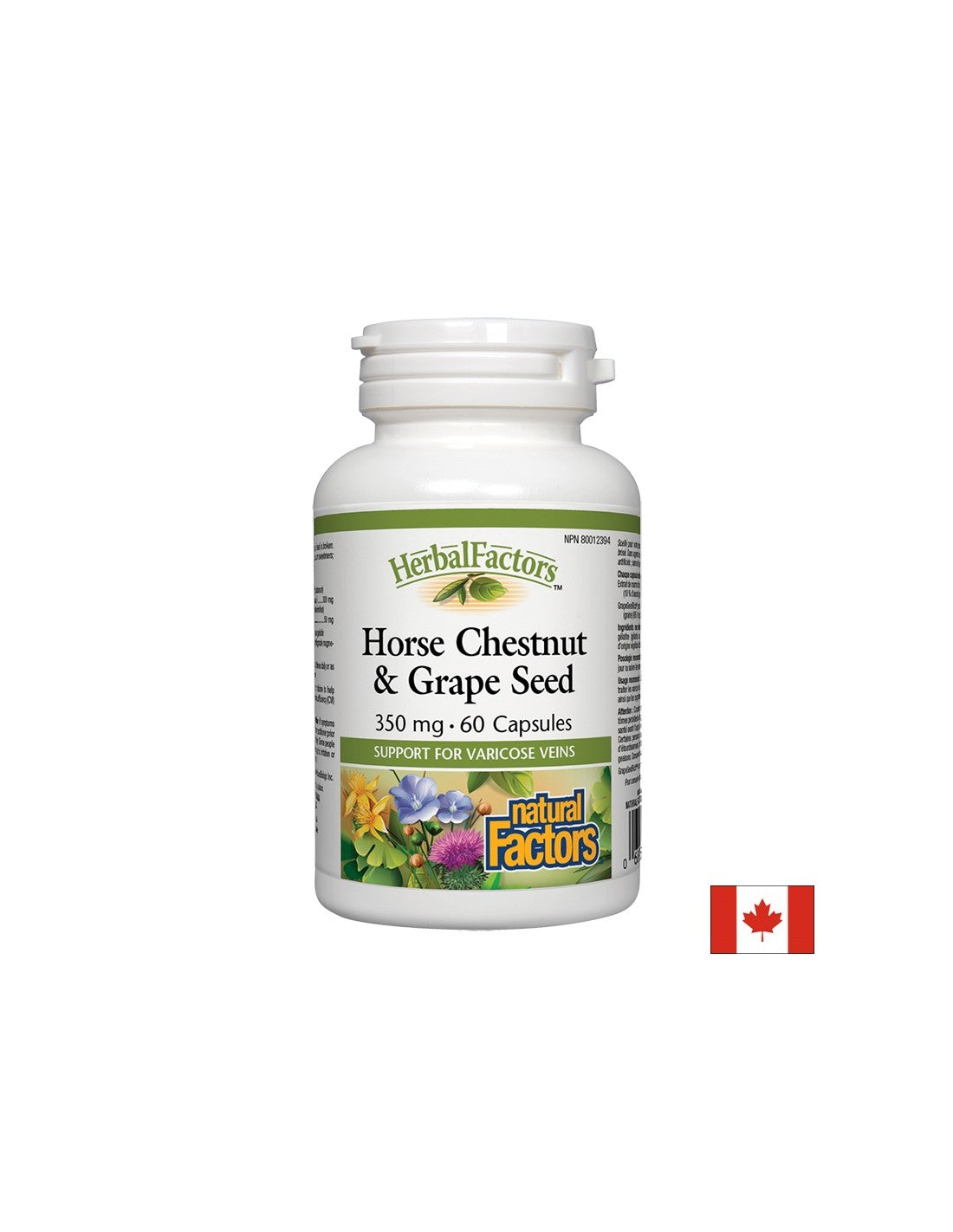 Horse Chestnut & Grape Seed 350 mg - 60 capsules