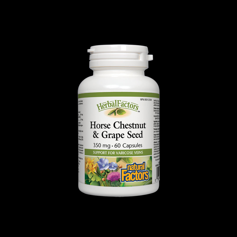 Horse Chestnut & Grape Seed 350 mg - 60 capsules
