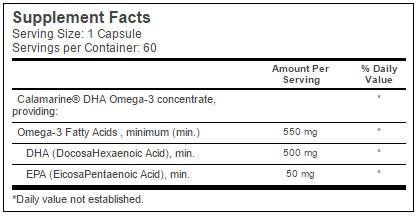 BEST DHA 500 mg / from Calamari - 60 Gel capsules