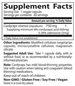 Bescht Ultra Cordycsps - 60 Kapselen