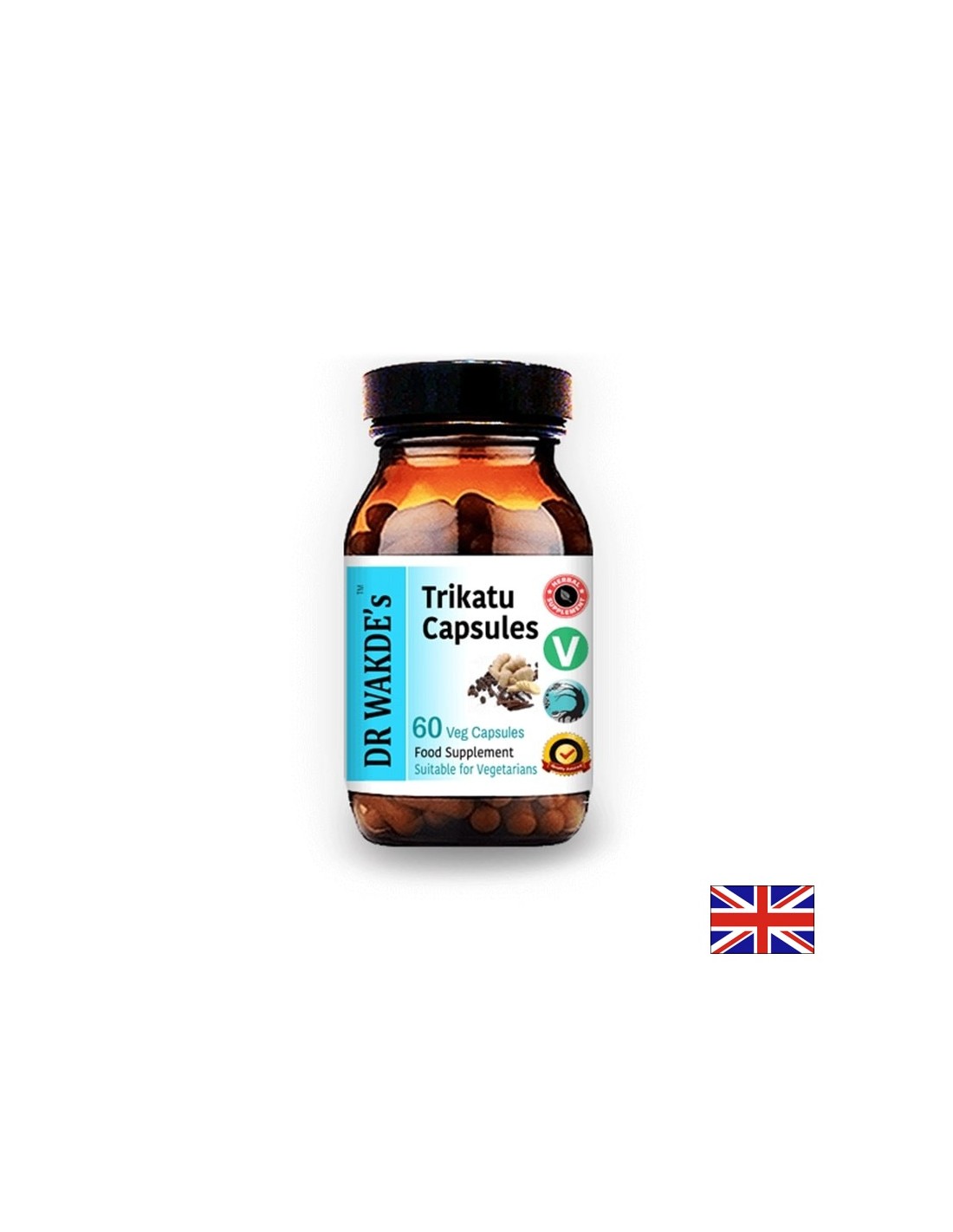 Trikatu / trikatu ayurveda, 60 capsules dr. Wakde's