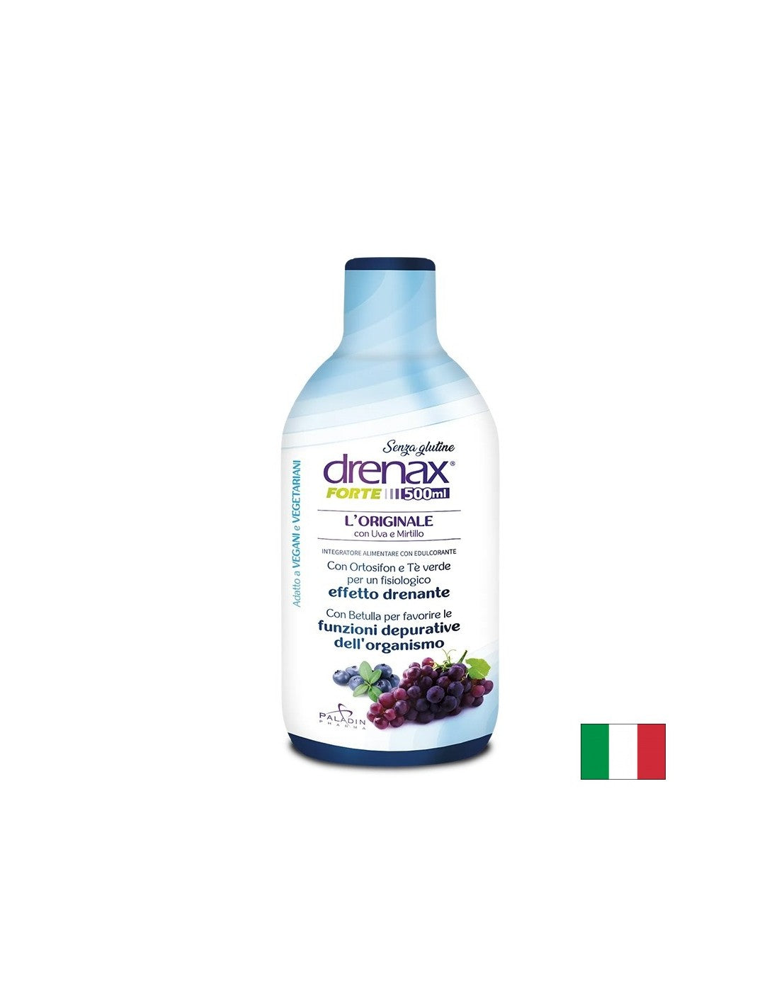Diuretic formula with grape seed and blueberry - Drenax - Drenax® Forte, 500 ml, 16 doses