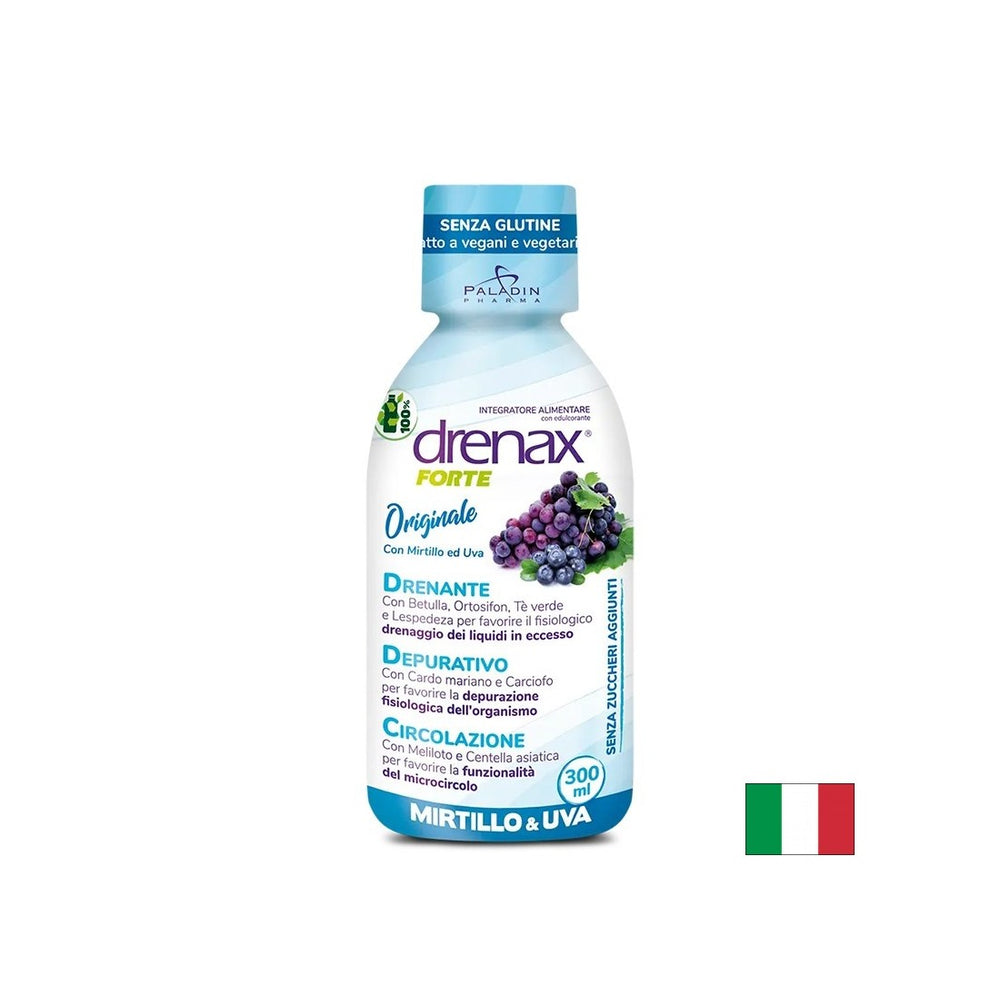 Diuretic formula with grape seed and blueberry - Drenax - Drenax® Forte, 300 ml, 10 doses