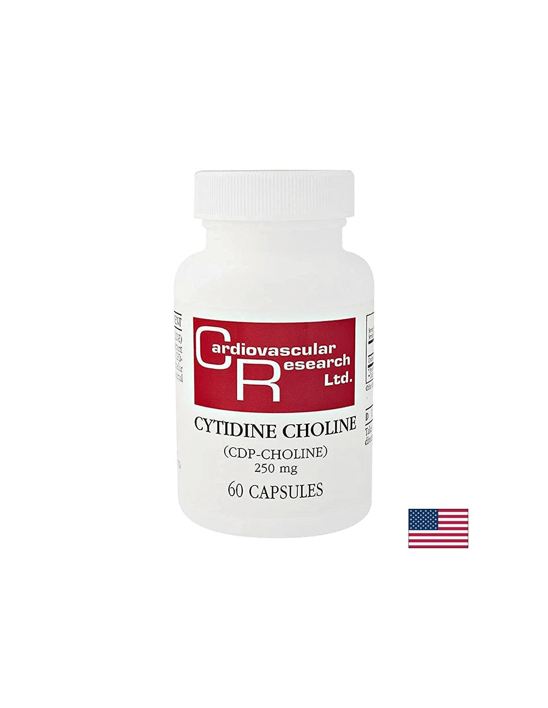 Cytidine Choline / Citidine Champline, 60 Ekologesch Formelenkapelen