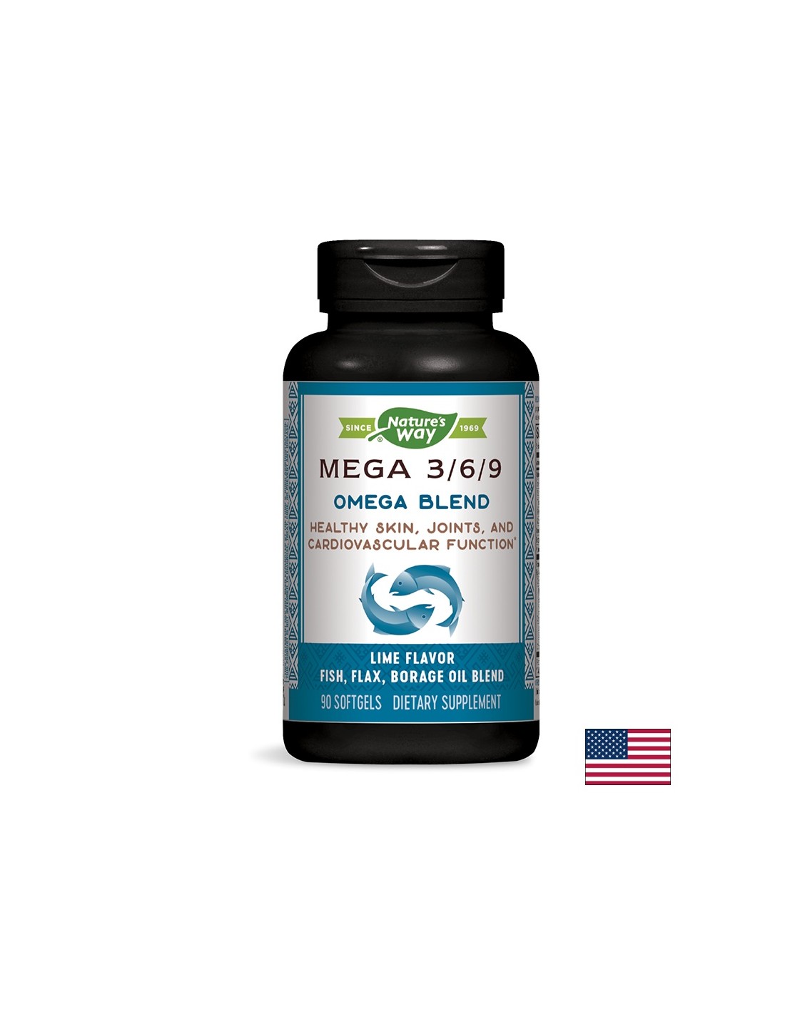 Mega EFA Blend 1350 mg - 90 Softgels