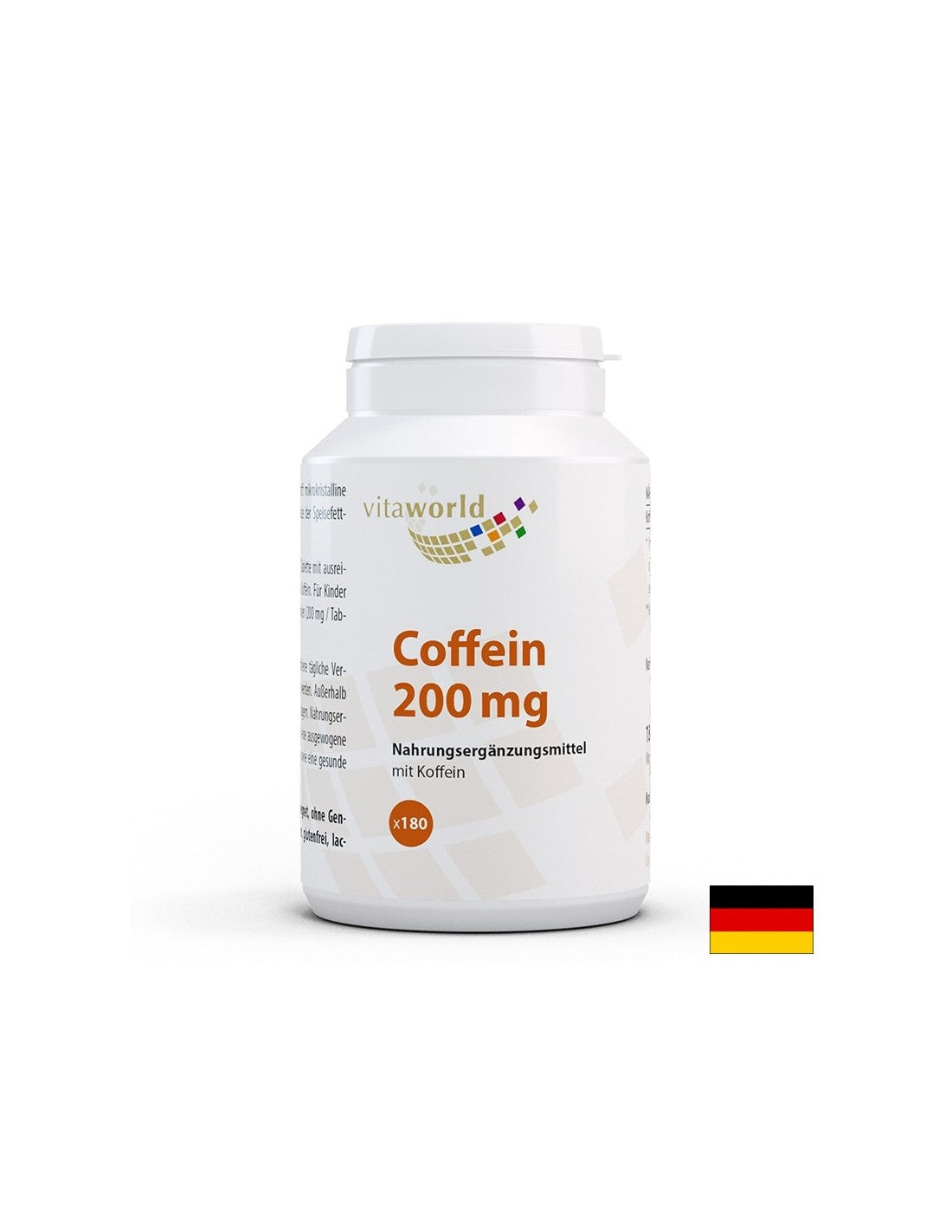 Energía y metabolismo - cafeína, 200 mg x 180 tabletas