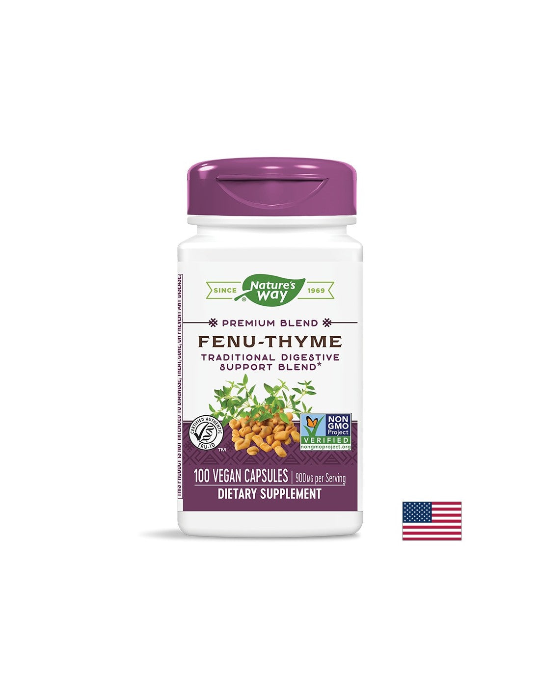 Fenu-Thyme / Fenugreek and thyme x 100 capsules Nature's Way