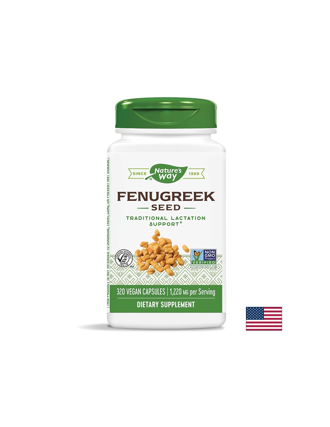 Fenugreek Seed / Fenugreek (seeds) 610 mg x 320 capsules Nature's Way