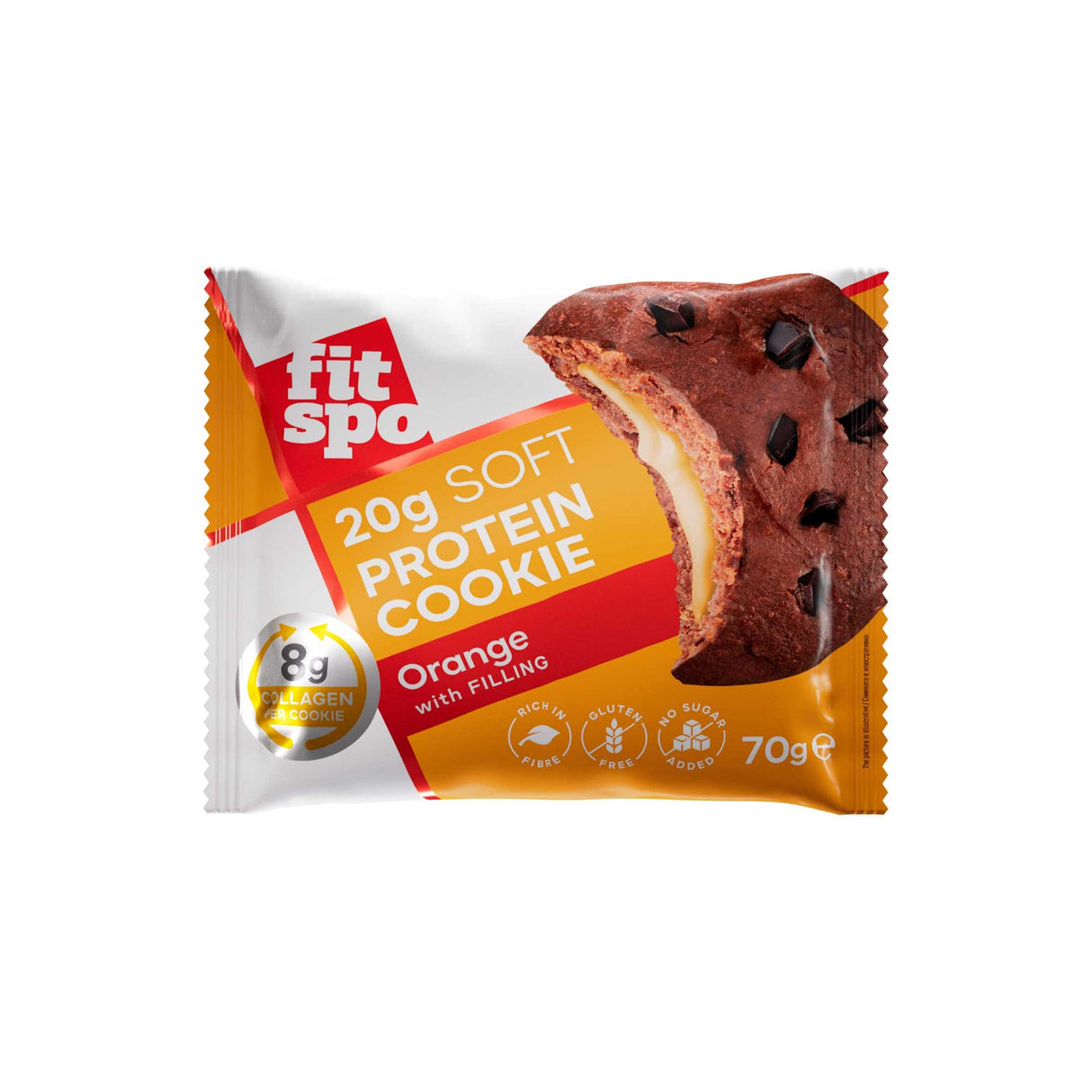 Soft Protein Cookie | with 8g Collagen & No Added Sugar - 10 x 70 grams