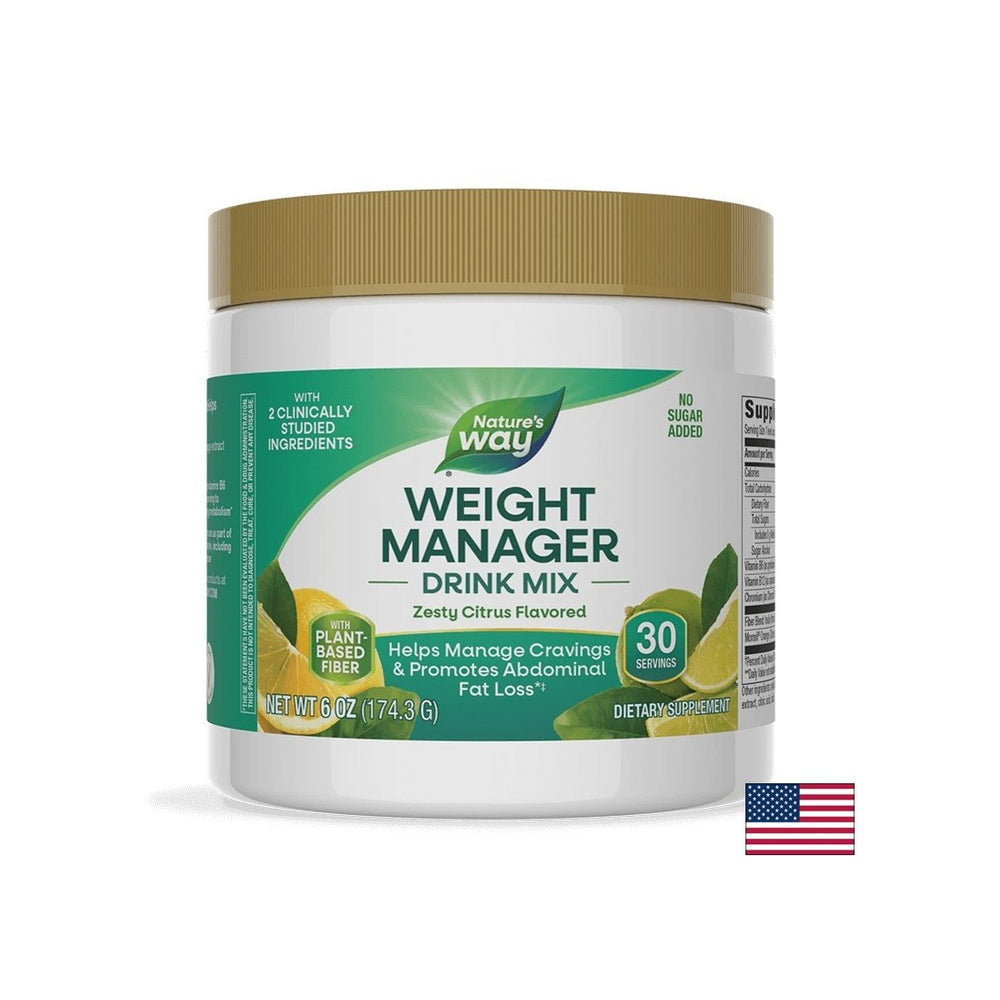 Fórmula de control de apetito, peso y grasa del vientre - Gerente de pesas - 170.7 g de polvo, sabor a fruta