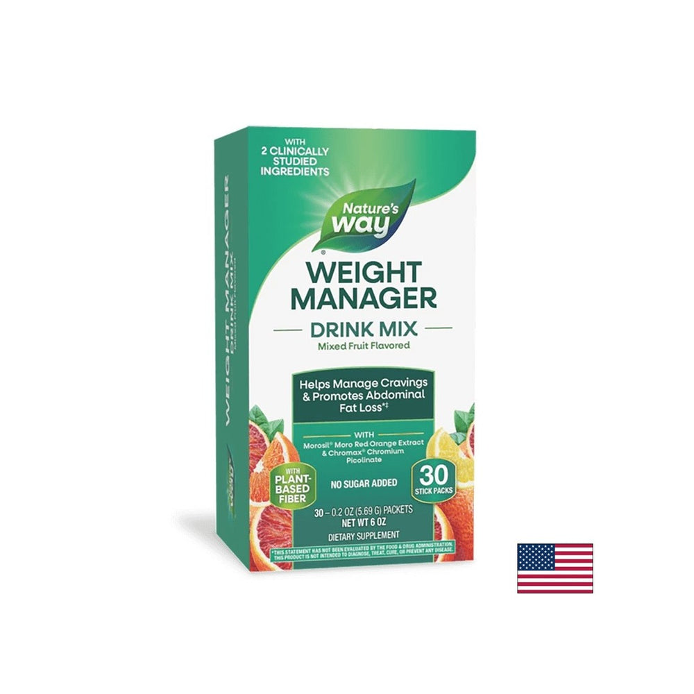 Appetite, weight and belly fat control formula - Weight Manager - 30 sachets with fruit flavor