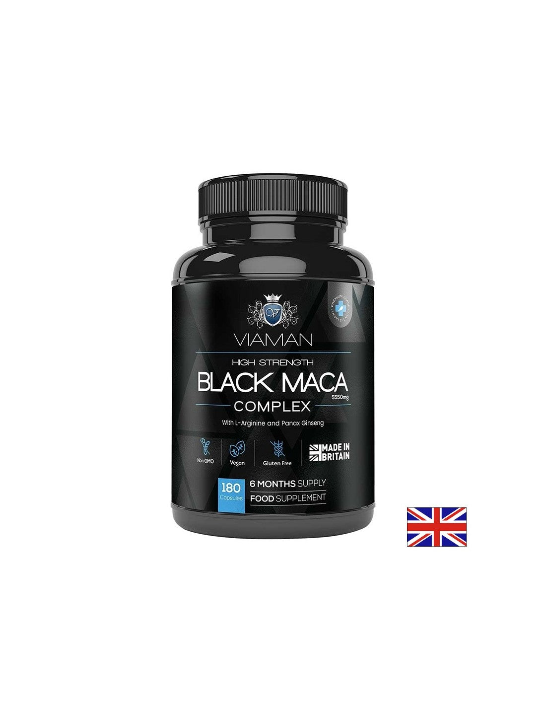 Men's Formula with Black and Yellow Maca and L-Arginine, 180 capsules