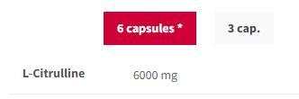 Cytrulina max 1000 mg - 120 kapsułek