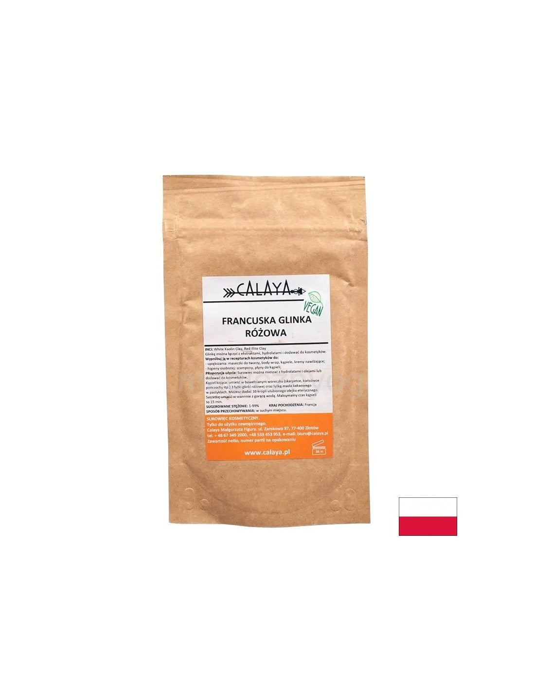 Francouzská růžová hlína, 100 g