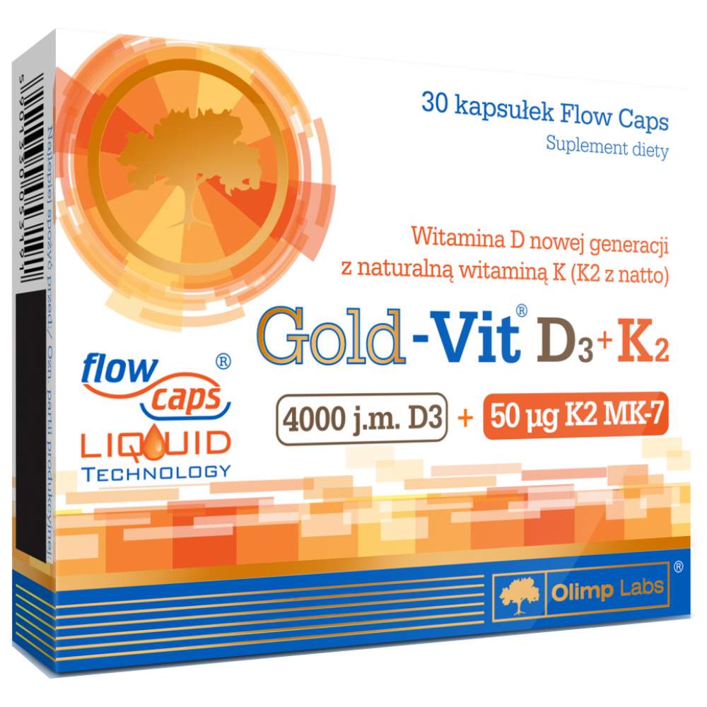 Gold-Vit D3 + K2 30 Capsules