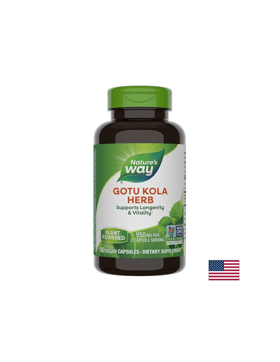 Gotu Kola 475 mg - 180 capsules