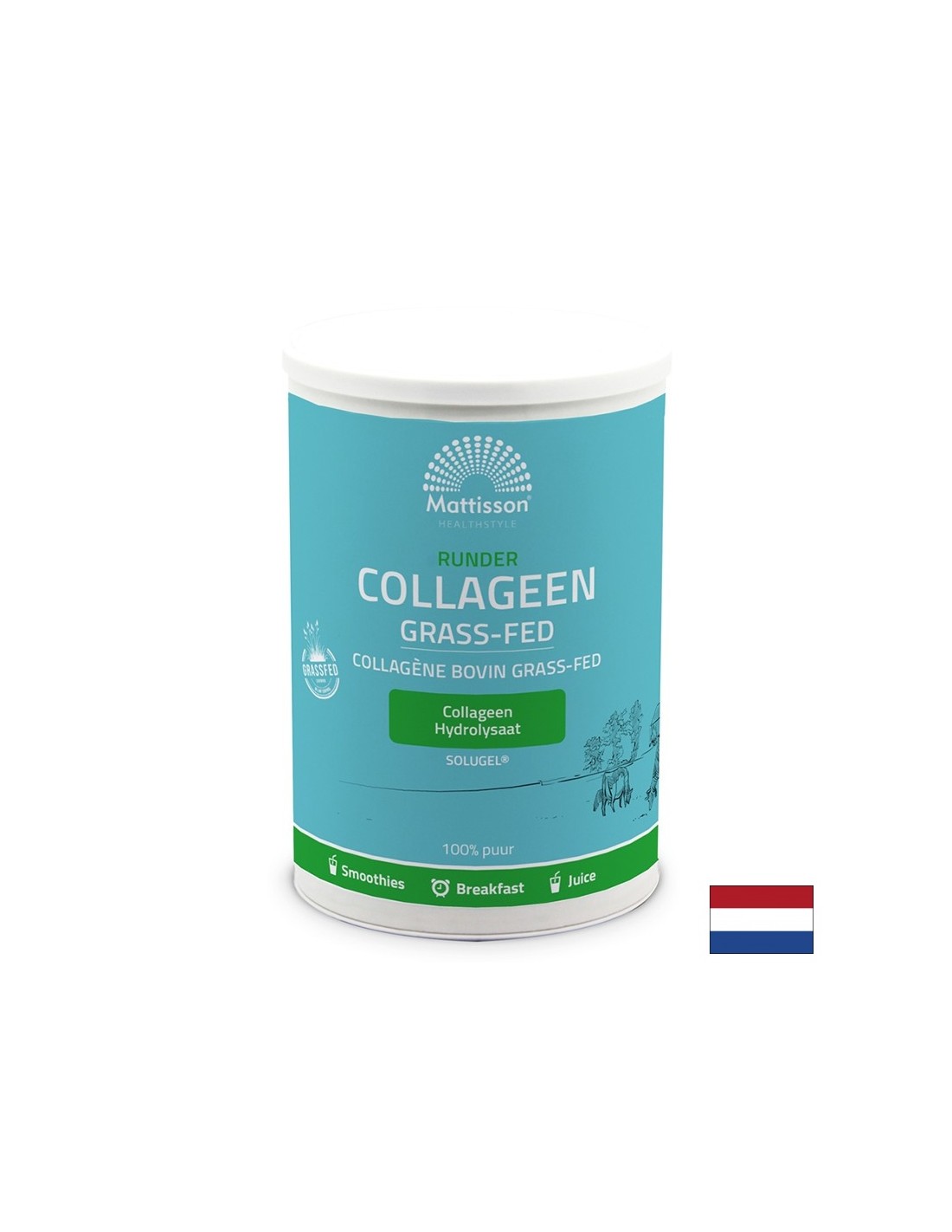 Bovine collagen Solugel, 300 g Mattisson Healthstyle - Nutra Best Europe