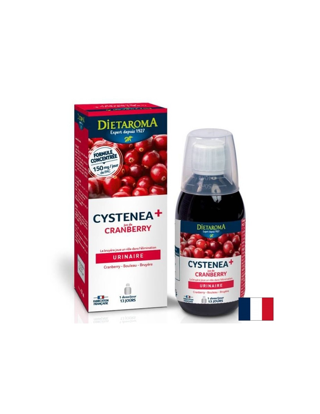 Urinary tract care (cranberry, white birch and heather) Cysténéa +, 200 ml