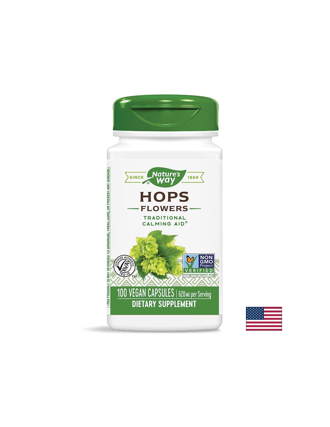 Hops (Flowers) 310 mg - 100 capsules