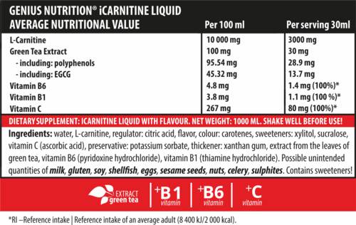 Icarnitine vloeistof - 1000 ml