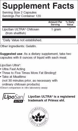 Diet Liposan Ultra 500 mg 240 capsules