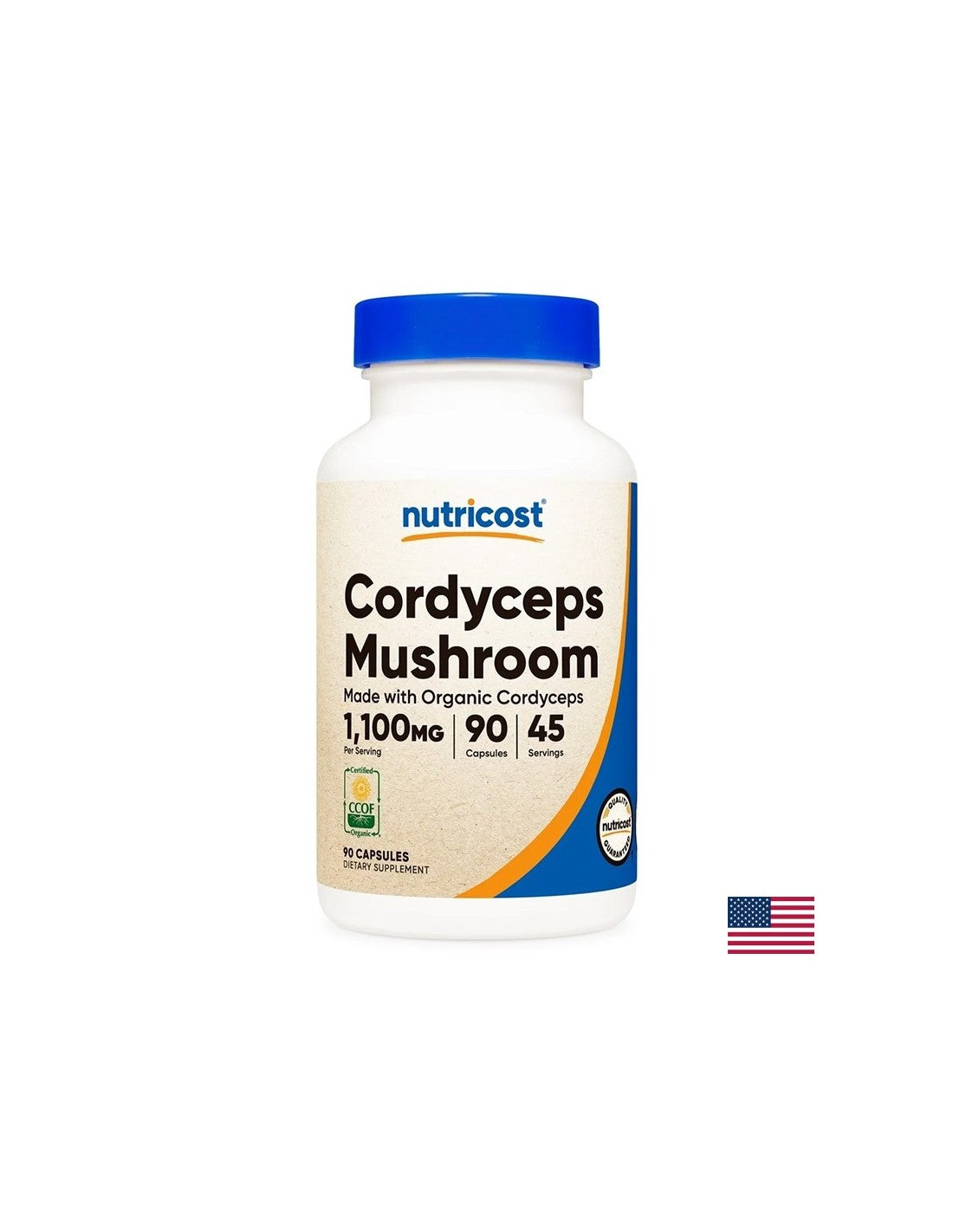 Immunity and energy - Cordyceps, 550 mg x 90 capsules