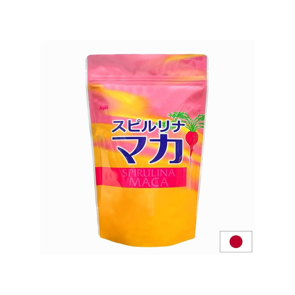 Japonská Spirulina + Maca - podporuje vytrvalost a hormonální rovnováhu, 1000 tabletů