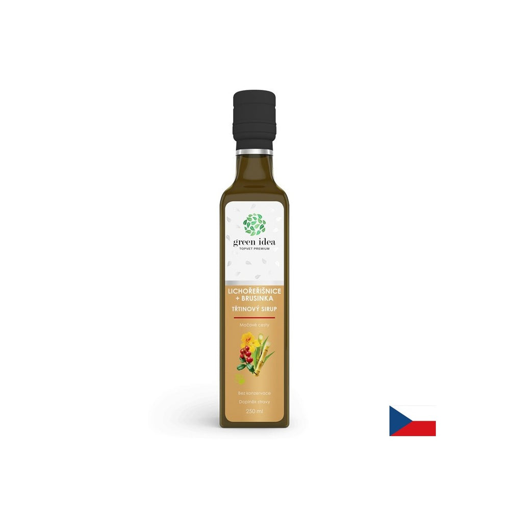 Cane syrup with lingonberry and cranberry – Urinary health and immunity, 250 ml, with dosage