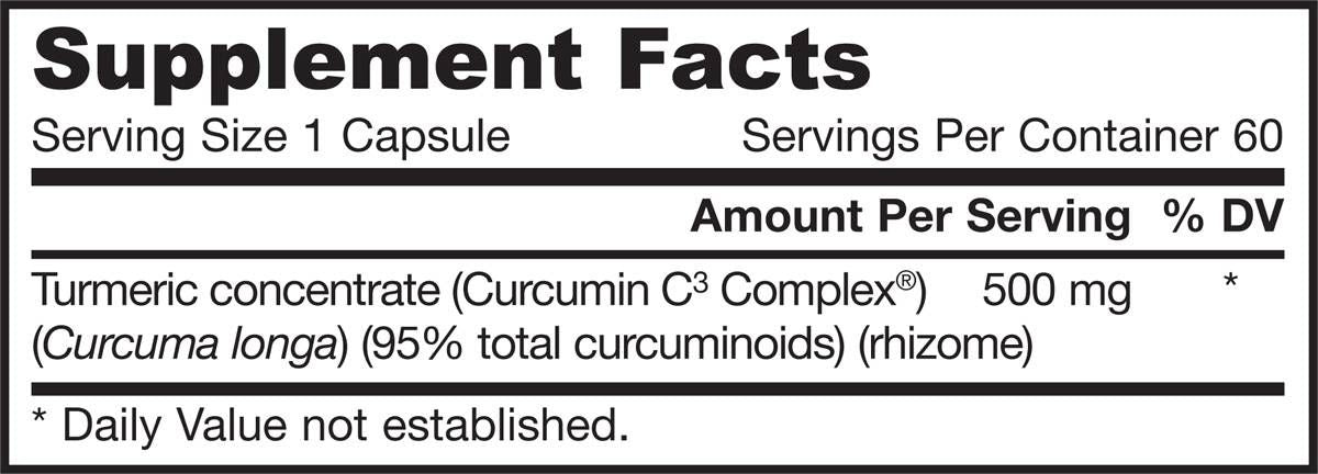 Kurkumin 95 500 mg | 95% kurkuminoidy kurkuma - 60 tobolek
