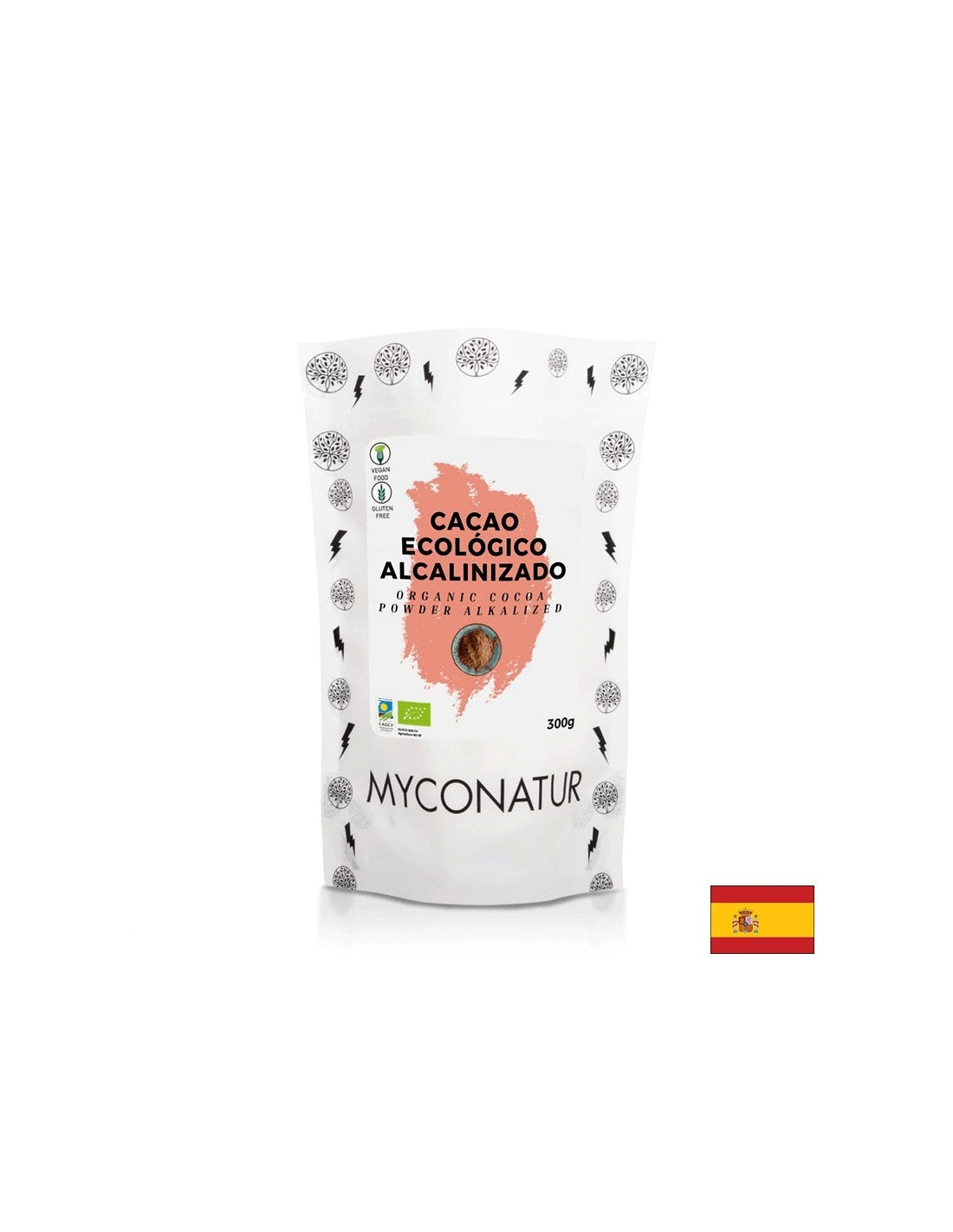 Cocoa (alkalized), BIO, 300 g powder