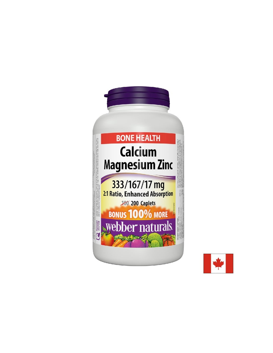 Calcium, Magnesium, Zinc/ Calcium, Magnesium and Zinc x 200 caplets