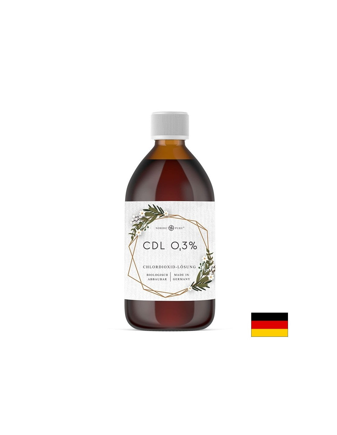 Disinfectant - Chlorine dioxide in aqueous solution CDL 0.3%, 500 ml