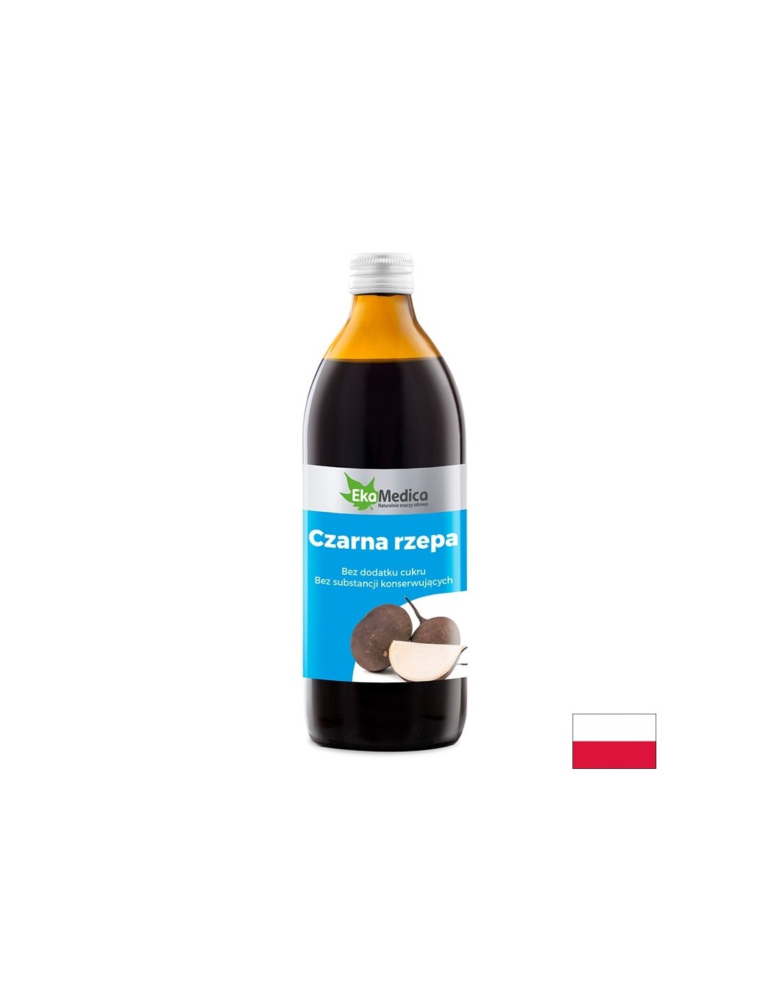 Digestion - Black turnip + Vitamin C, syrup 500 ml EkaMedica - Nutra Best Europe