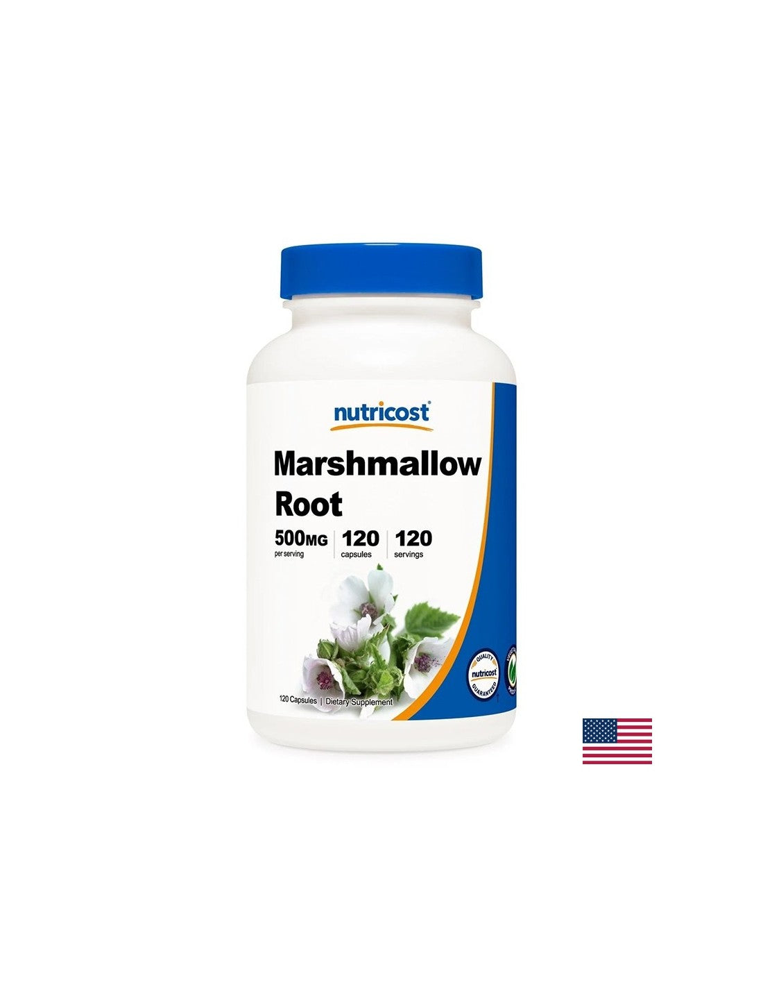 Digestie en immuniteit - witte roos (wortel), 500 mg x 120 capsules