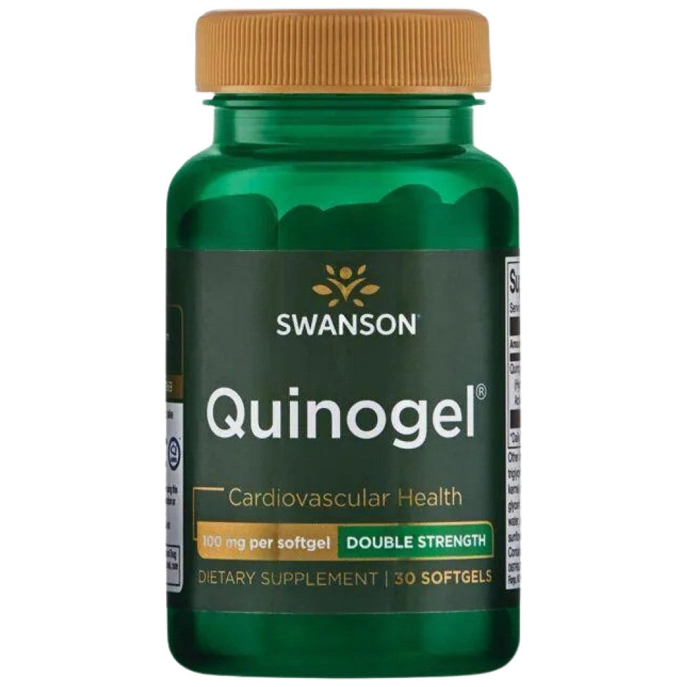 Quinogel 100 mg - Double Strength - 30 Gel Capsules